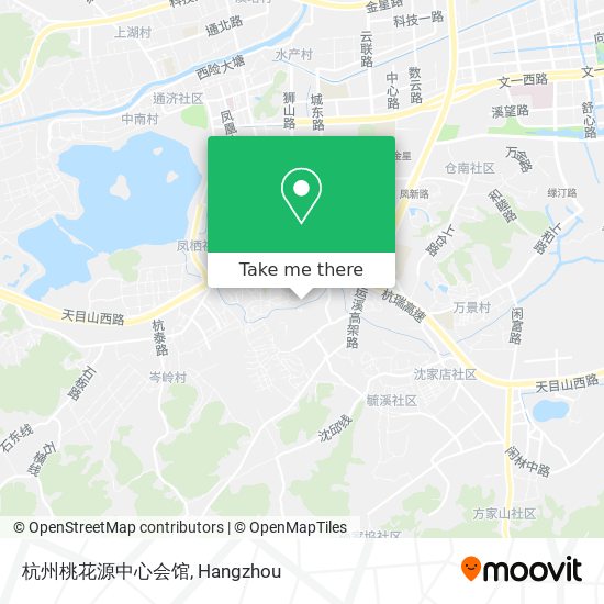 杭州桃花源中心会馆 map