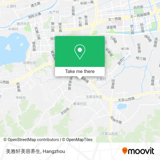 美雅轩美容养生 map