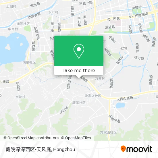 庭院深深西区-天风庭 map