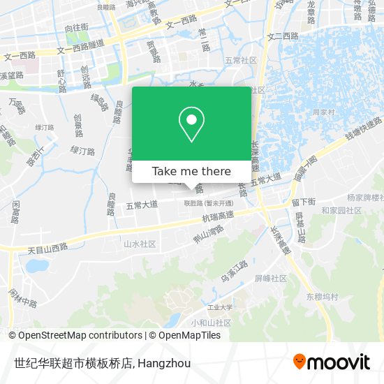 世纪华联超市横板桥店 map