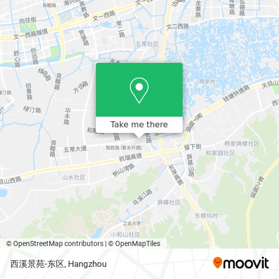 西溪景苑-东区 map