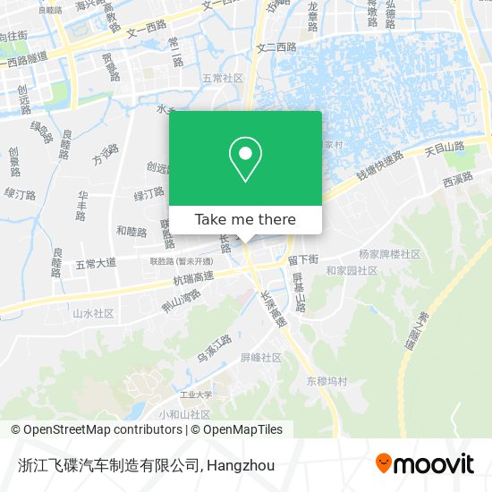 浙江飞碟汽车制造有限公司 map