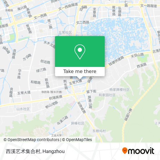 西溪艺术集合村 map