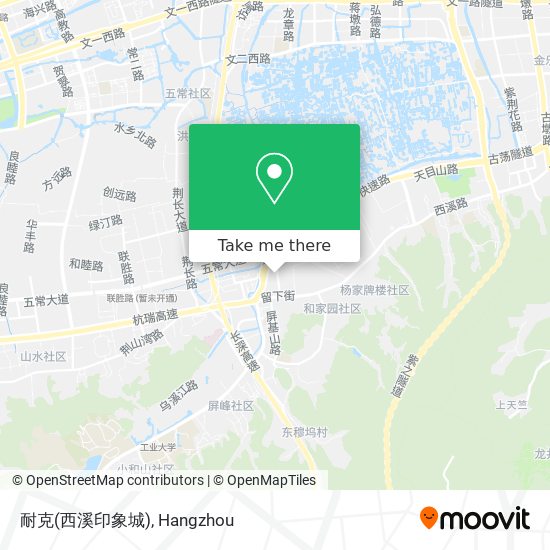 耐克(西溪印象城) map