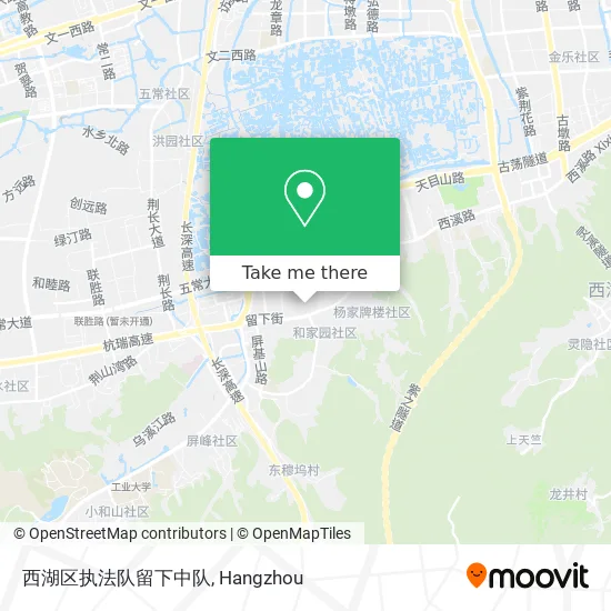 西湖区执法队留下中队 map