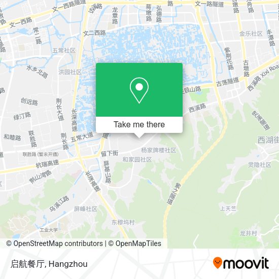 启航餐厅 map
