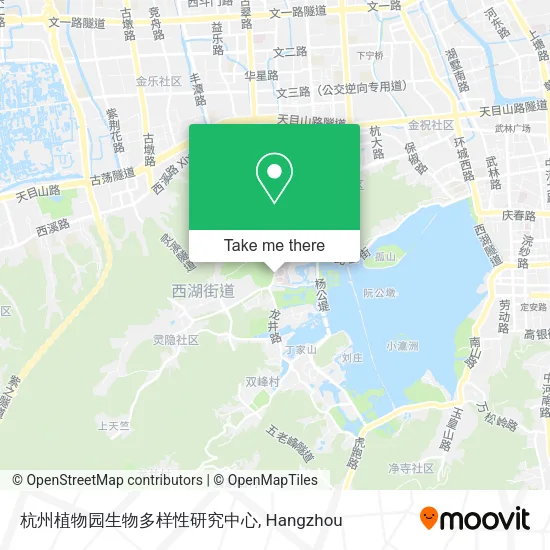 杭州植物园生物多样性研究中心 map