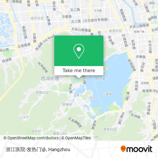 浙江医院-发热门诊 map