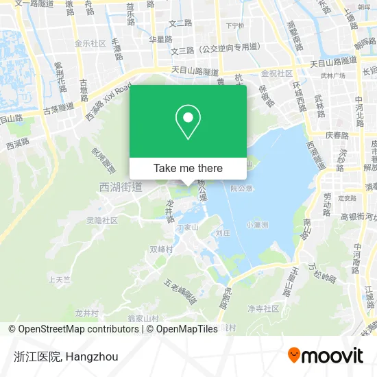 浙江医院 map