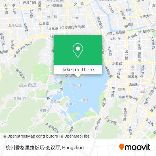 杭州香格里拉饭店-会议厅 map