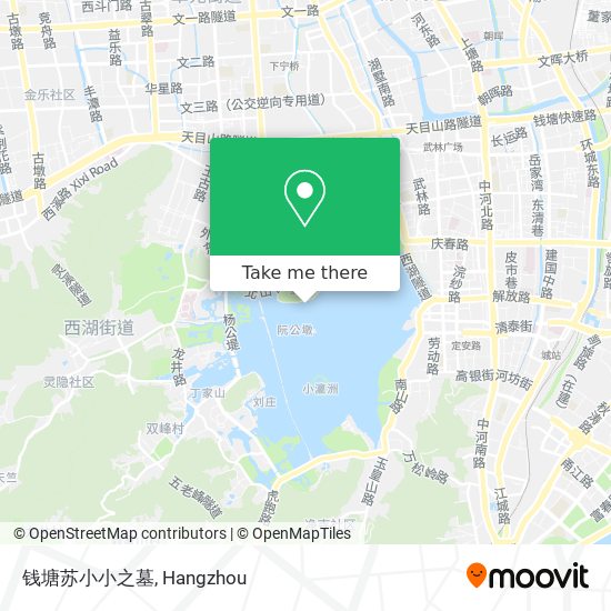 钱塘苏小小之墓 map