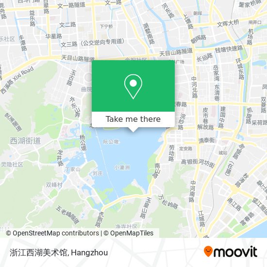 浙江西湖美术馆 map