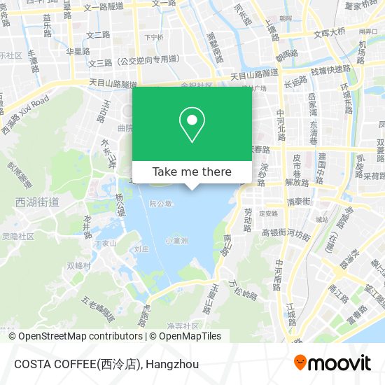 COSTA COFFEE(西泠店) map
