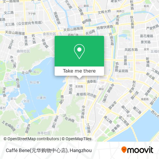 Caffé Bene(元华购物中心店) map