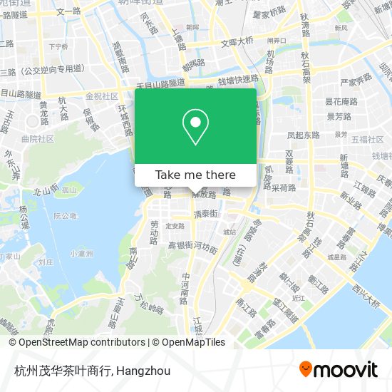 杭州茂华茶叶商行 map