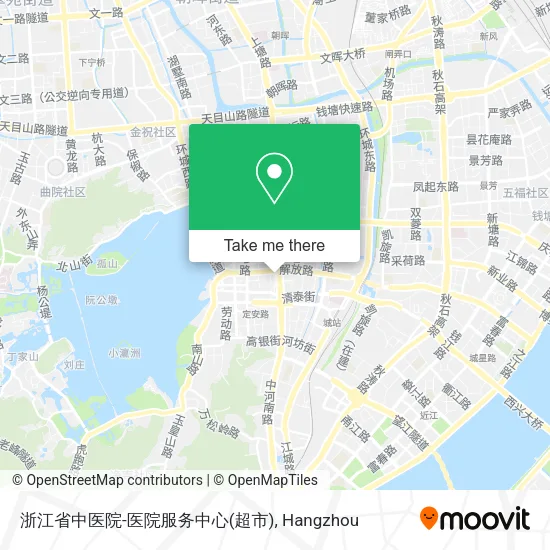 浙江省中医院-医院服务中心(超市) map