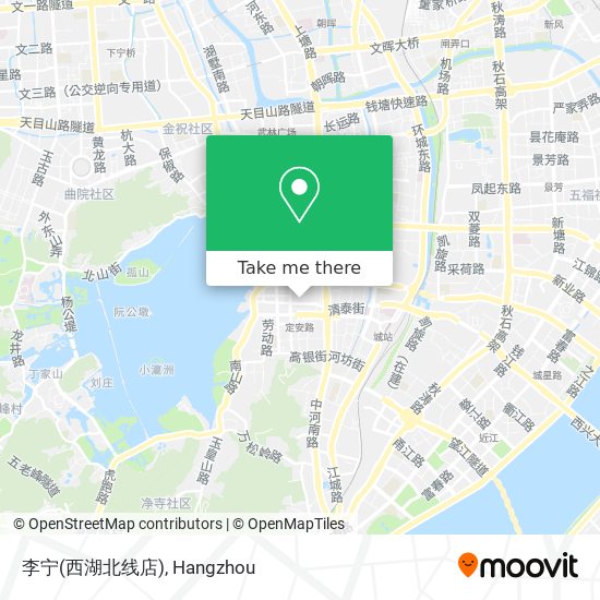 李宁(西湖北线店) map