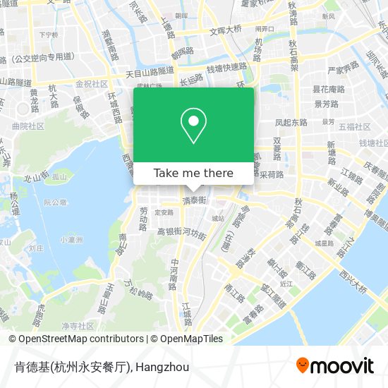 肯德基(杭州永安餐厅) map