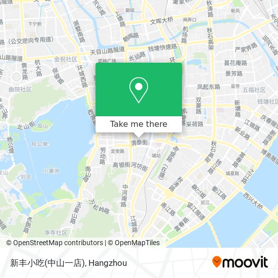 新丰小吃(中山一店) map