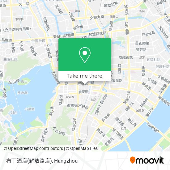 布丁酒店(解放路店) map
