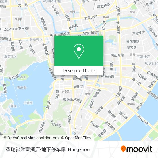 圣瑞驰财富酒店-地下停车库 map