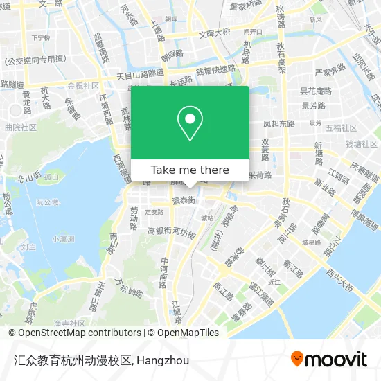 汇众教育杭州动漫校区 map