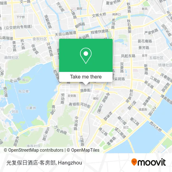 光复假日酒店-客房部 map