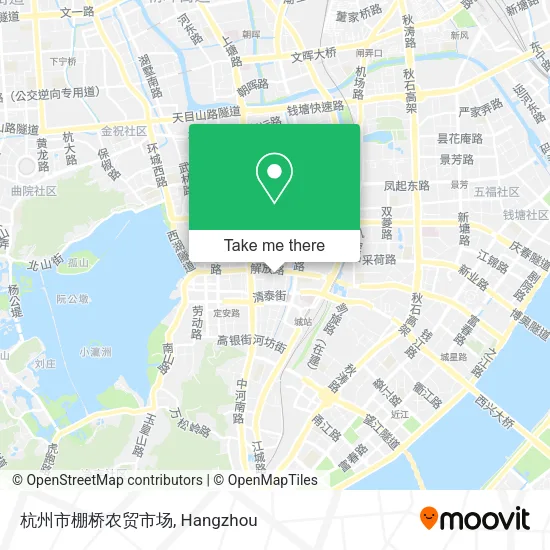 杭州市棚桥农贸市场 map