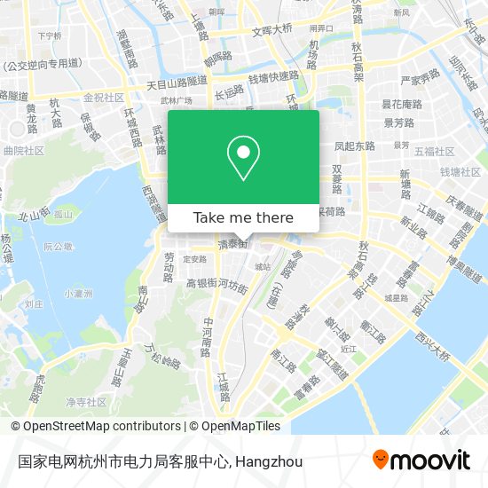 国家电网杭州市电力局客服中心 map