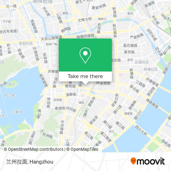 兰州拉面 map