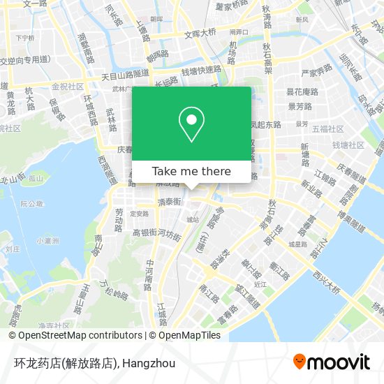 环龙药店(解放路店) map