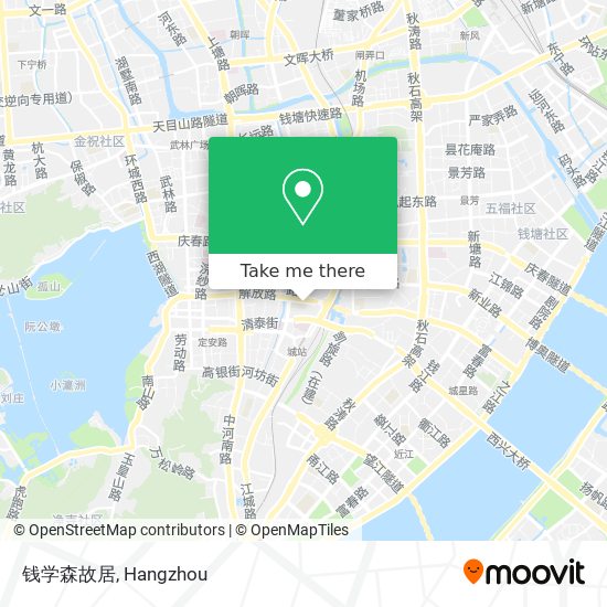 钱学森故居 map