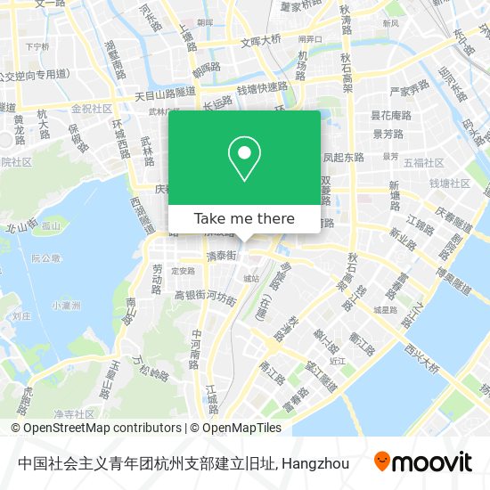 中国社会主义青年团杭州支部建立旧址 map