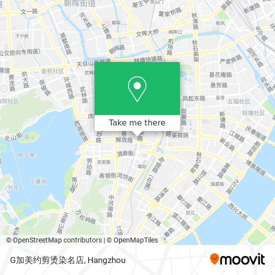 G加美约剪烫染名店 map