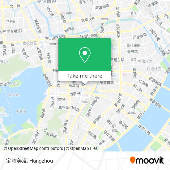 宝洁美发 map