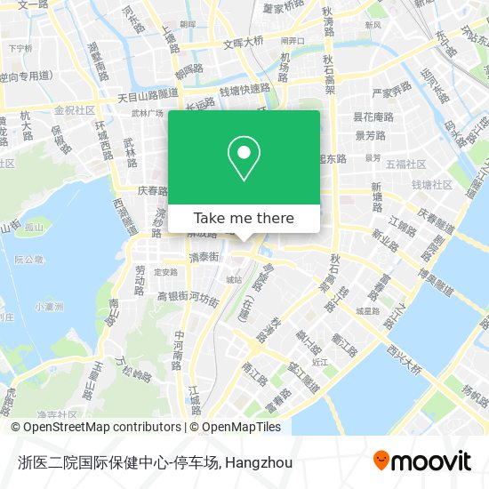 浙医二院国际保健中心-停车场 map