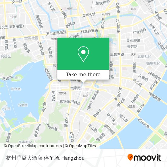 杭州香溢大酒店-停车场 map