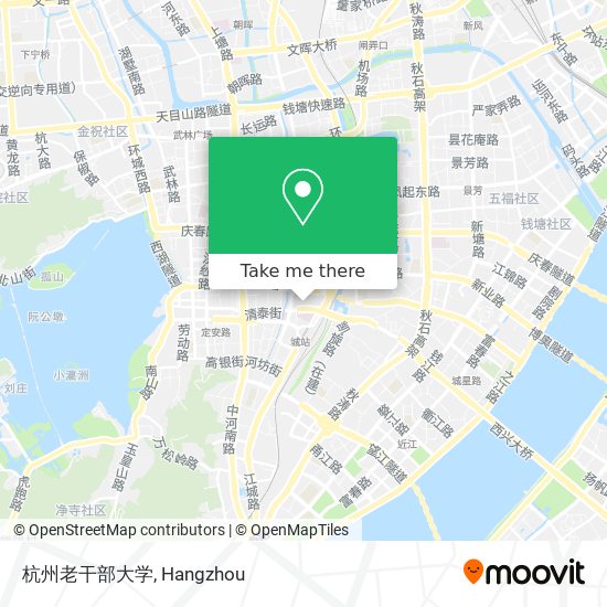 杭州老干部大学 map