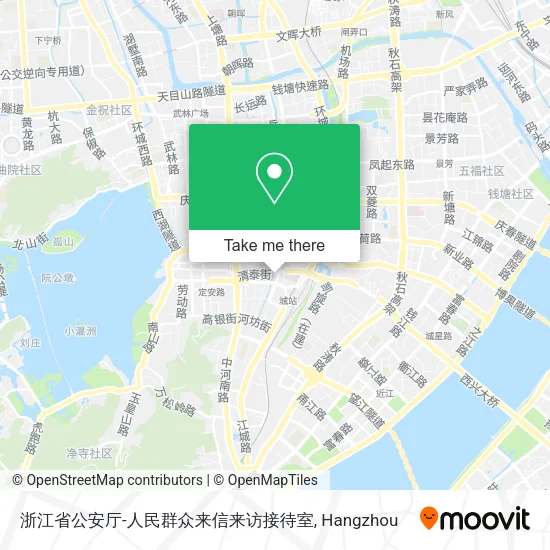 浙江省公安厅-人民群众来信来访接待室 map