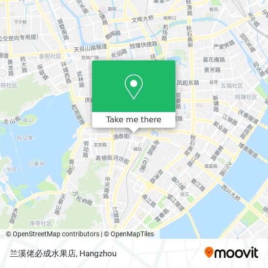 兰溪佬必成水果店 map