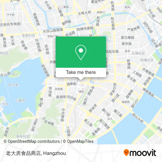 老大房食品商店 map