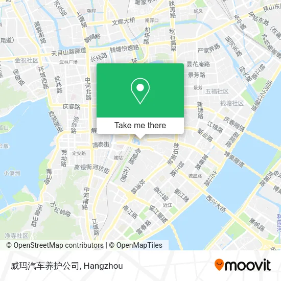 威玛汽车养护公司 map