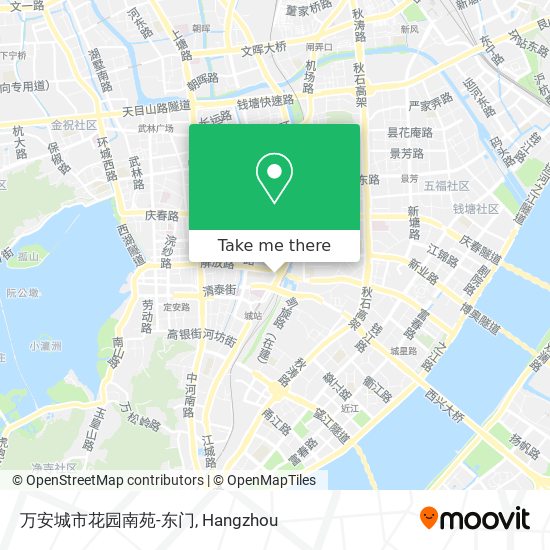 万安城市花园南苑-东门 map
