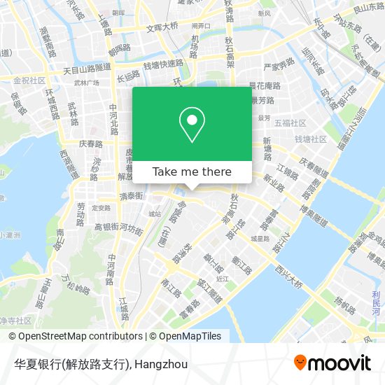 华夏银行(解放路支行) map