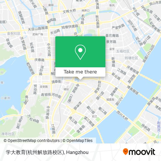 学大教育(杭州解放路校区) map
