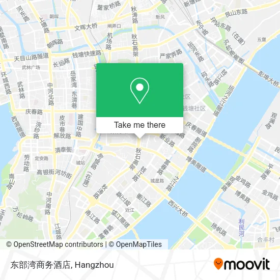 东部湾商务酒店 map