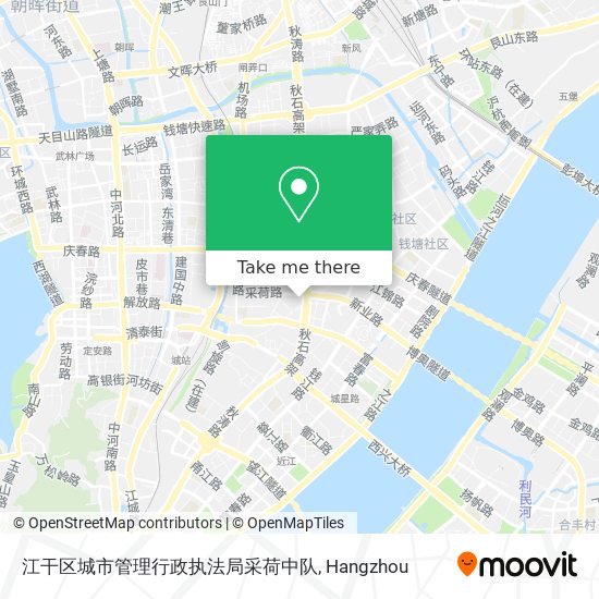 江干区城市管理行政执法局采荷中队 map
