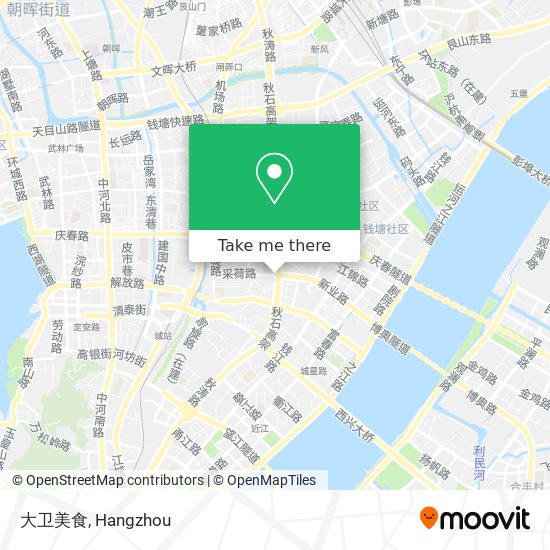 大卫美食 map