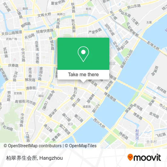 柏翠养生会所 map