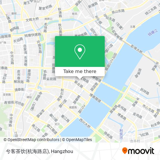 兮客茶饮(杭海路店) map